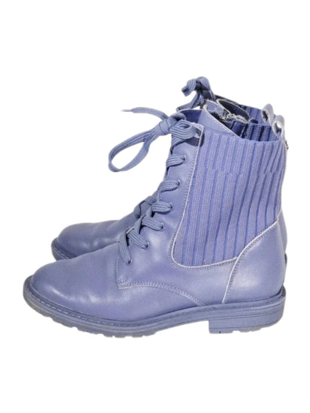 Sam Edelman Lynell Leather Combat Boots- Youth 3m